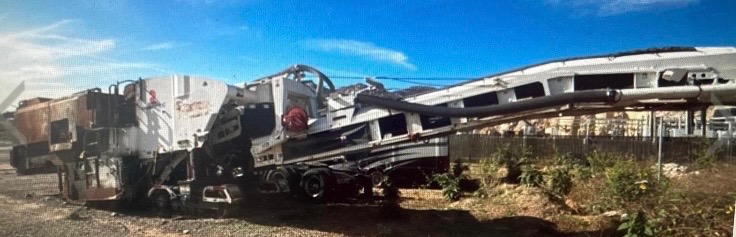 Roadtec RX700X-3 Cold Planer / Milling Machine – Fire Damage